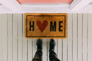 housewarming cadeau deurmat home